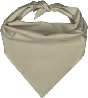 Pet Triangle Solid Bandana, 14X 20X 14, 12Pcs, Natural,