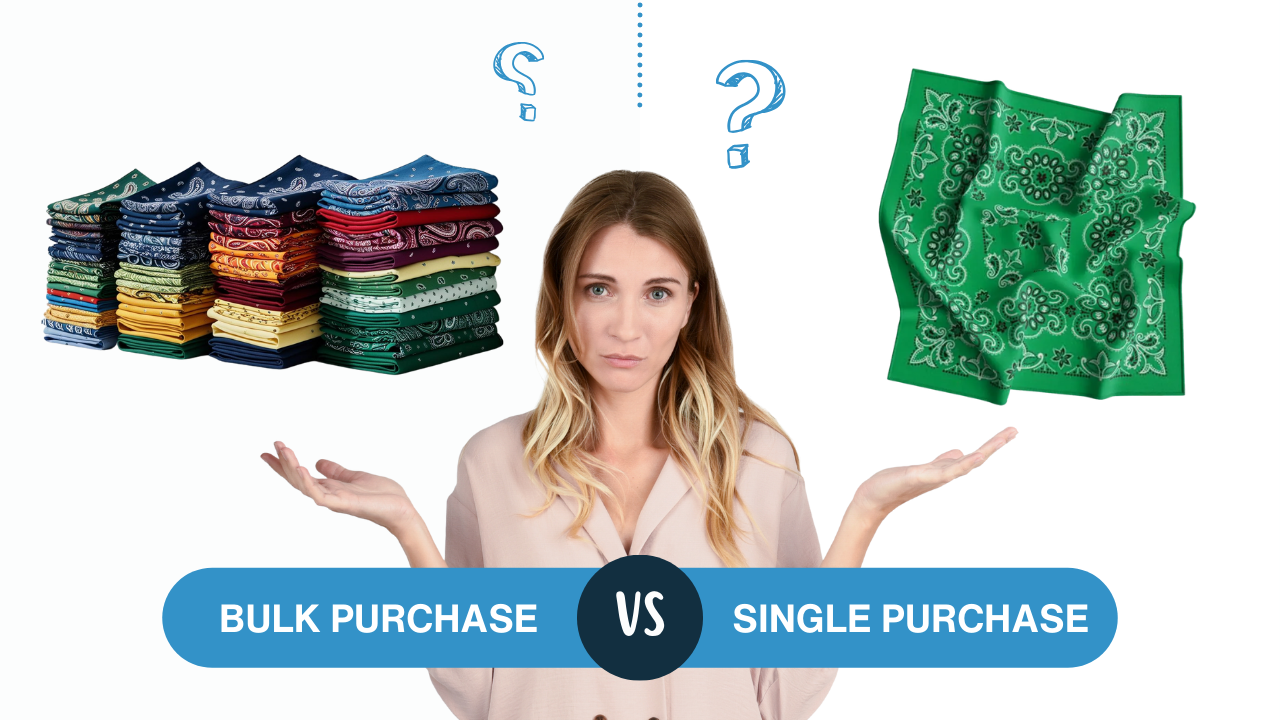 Bulk Bandanas vs. Single-Piece Purchases - What`s the Better Deal