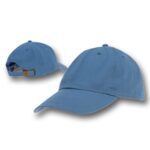 Cotton Cap with adjustable Clasp - 1 piece, Light Blue