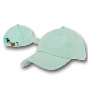 Cotton Cap with adjustable Clasp - 1 piece, Aqua