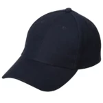 Wool Look Baseball Hat with Adjustable Velcro Back - 1 piece, Navy Blue