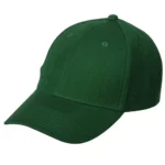 Wool Look Baseball Hat with Adjustable Velcro Back - 1 piece, Hunter Green