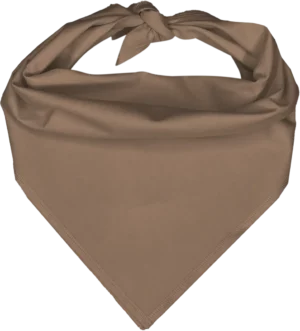 Pet Triangle Solid Bandana, 14X 20X 14, 1Pc, Khaki,