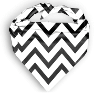 Zigzag Pet Triangle Dog Bandana - 14”x20”x14”