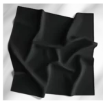 12 pieces, Solid Color Bandana, Imported, 100% Cotton, Black, 27" x 27"
