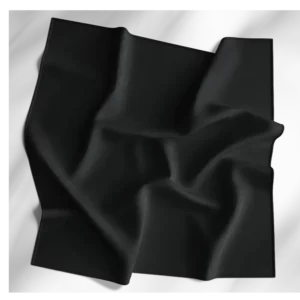 Solid Color Bandana, 27X27, 12Pcs, Black,