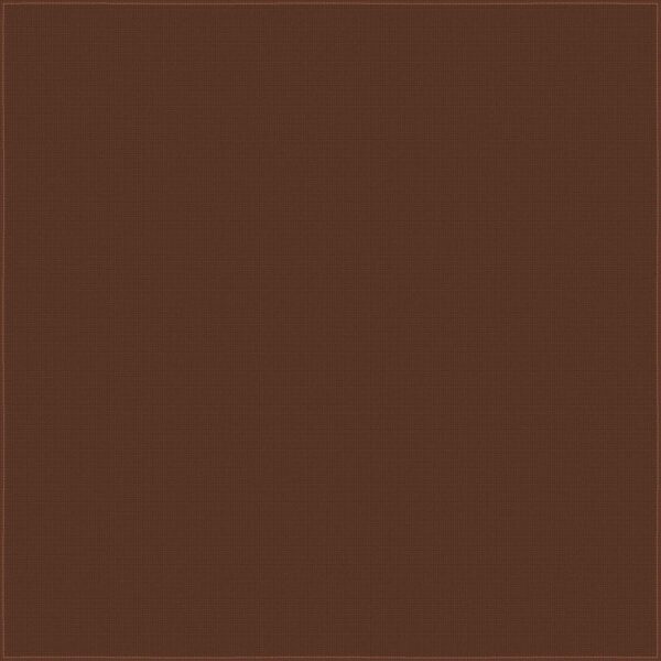 1 piece, Solid Color Bandana, Imported, 100% Cotton, Dark Brown, 14 x 14"
