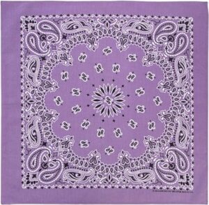 Western Paisley Bandana - Made in USA 100% Cotton