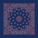 Western Paisley Bandana - Made in USA 100% Cotton