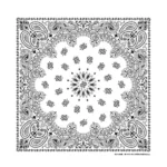 Western Paisley Bandana - Made in USA 100% Cotton