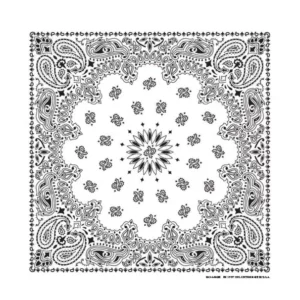 Western Paisley Bandana - Made in USA 100% Cotton