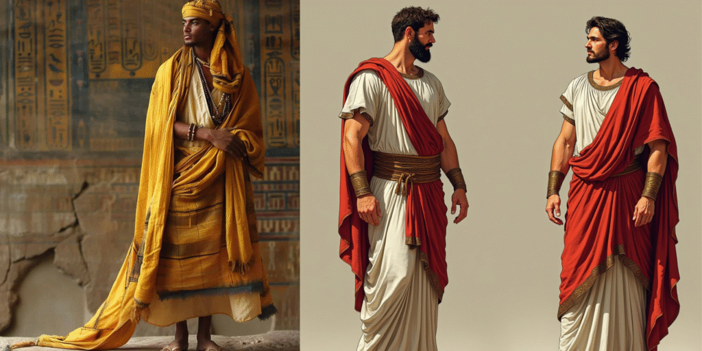 ancient Egyptian and romans outfit