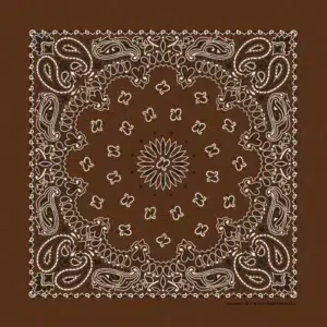 Western Paisley Bandana - Made in USA 100% Cotton