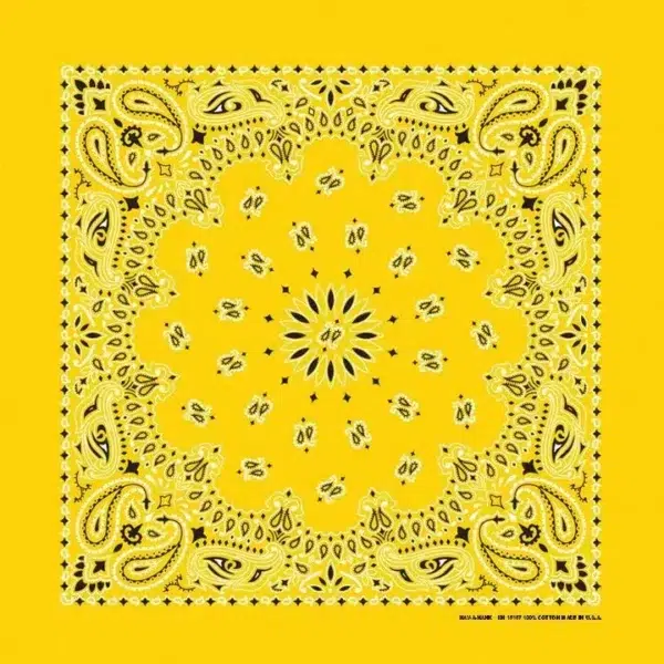 Western Paisley Bandana - Made in USA 100% Cotton