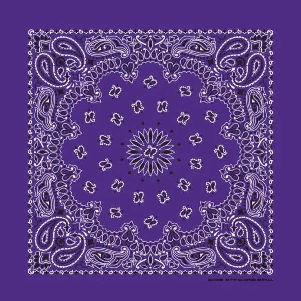 Western Paisley Bandana - Made in USA 100% Cotton