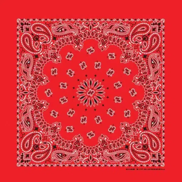 Western Paisley Bandana - Made in USA 100% Cotton