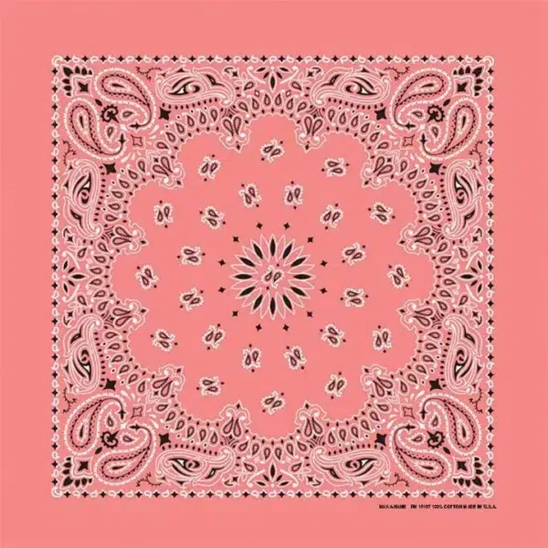 Western Paisley Bandana - Made in USA 100% Cotton