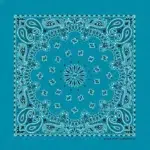 Western Paisley Bandana - Made in USA 100% Cotton