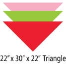 Solid Triangle Single Pieces