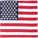 A flag featuring alternating red and white stripes with a blue field in the upper left corner containing white five-pointed stars represents the United States  often displayed during national celebrations.