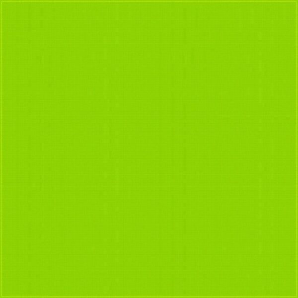 A solid bright green surface fills the space creating a vibrant and uniform background that suggests a playful or lively atmosphere without any additional objects or details present.