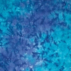 A textured background features varying shades of blue and teal with abstract patterns resembling crystal formations giving a sense of depth and dynamism in a vibrant aquatic theme.