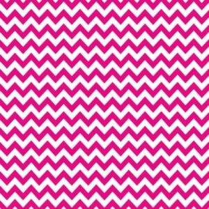 A repeating zigzag pattern in pink and white fills the surface creating a vibrant and dynamic visual rhythm suitable for textiles or backgrounds.