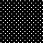 A flat black background features a uniform pattern of white dots evenly spaced throughout creating a repetitive and structured visual effect. The context offers a simple yet striking design.